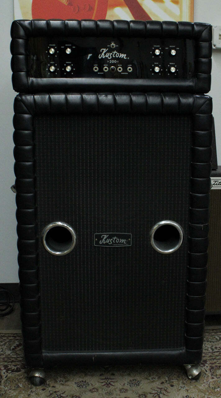 1968 Kustom K200B Tuck And Roll Head + 2x15 Cab