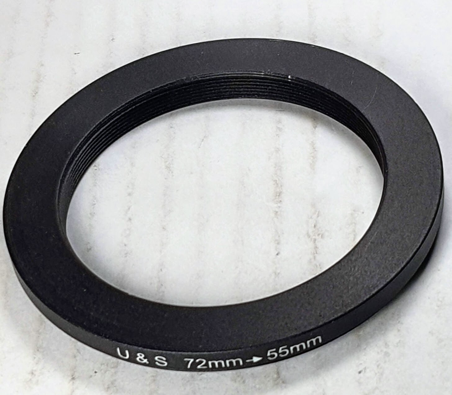 72-55mm Step-Down Lens Filter Converter Adapter Ring 72mm-55mm Metal E72 to E55