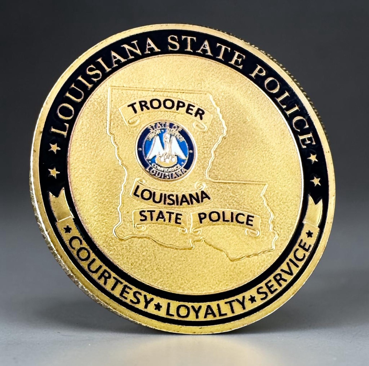 LOUISIANA STATE POLICE Challenge Coin ·IN STOCK· ·FAST SHIPPING· ·NEW·
