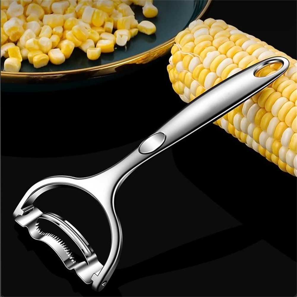 Heavy Duty Stainless Steel Corn Cob Stripping Tool for Fast Kernel Removal