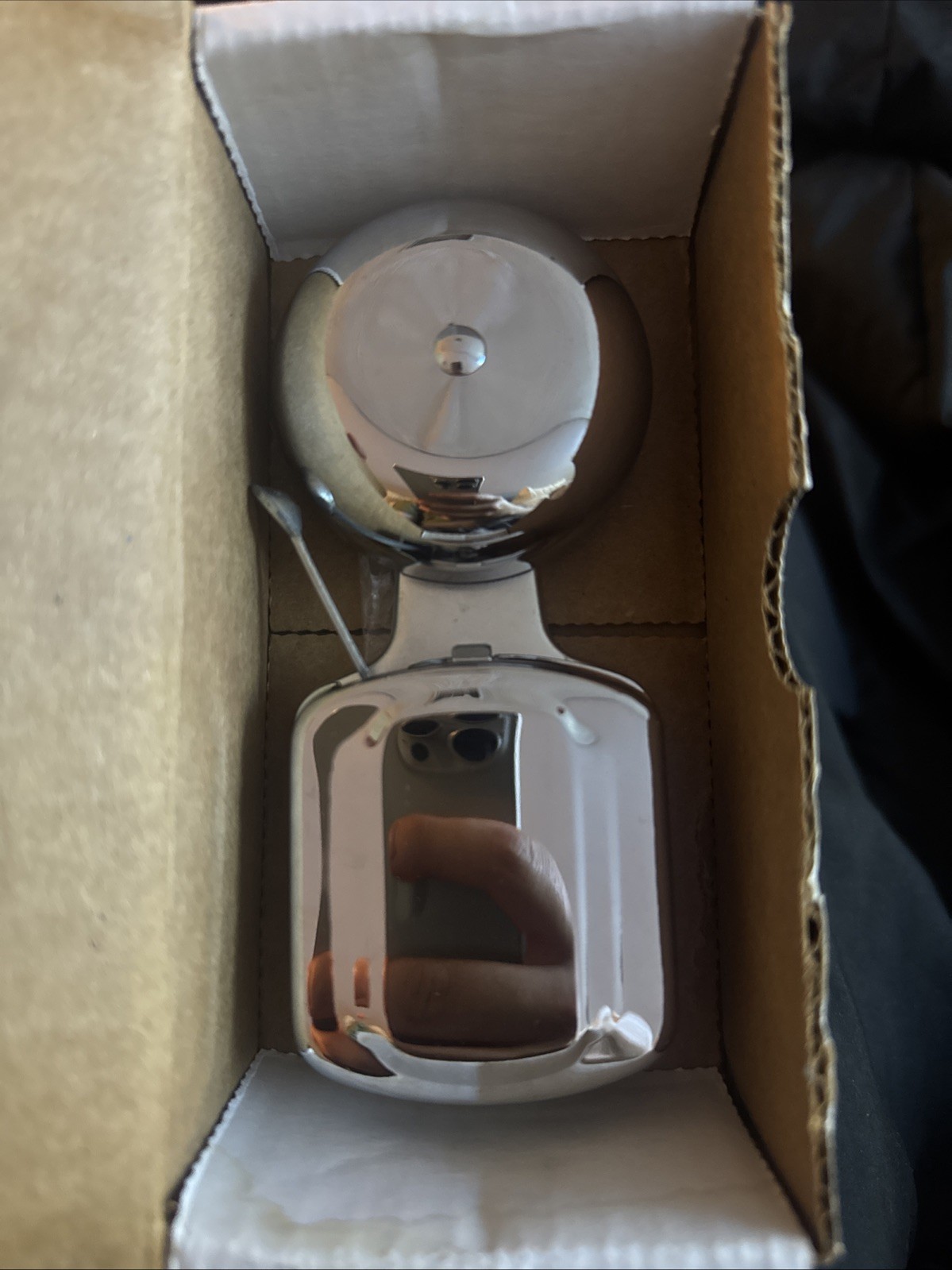 Vintage NOS NuTone LA-200 Door Bell Chrome  2 1/2"