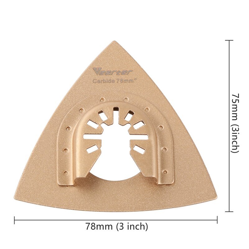 4PCS Universal Carbide Grit Oscillating Multitool Saw Blade Grout Removal Set