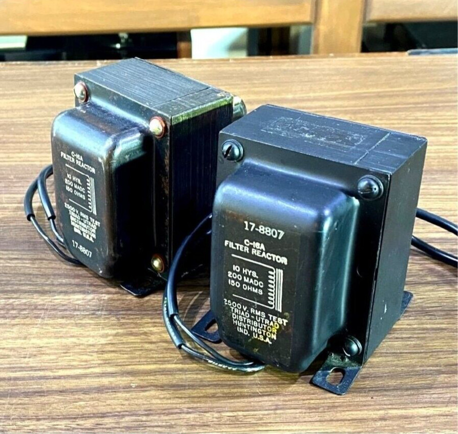 TRIAD C-16Achoke transformer pair Tested and working fine, in good condition