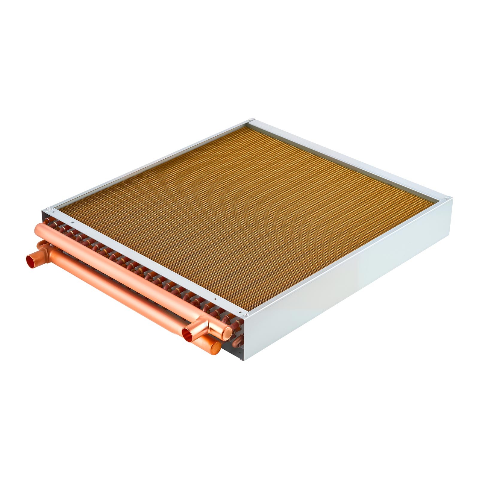 Uimoso 22 x 22 in Water to Air Heat Exchanger HVAC Coil, 190K BTU Capacity