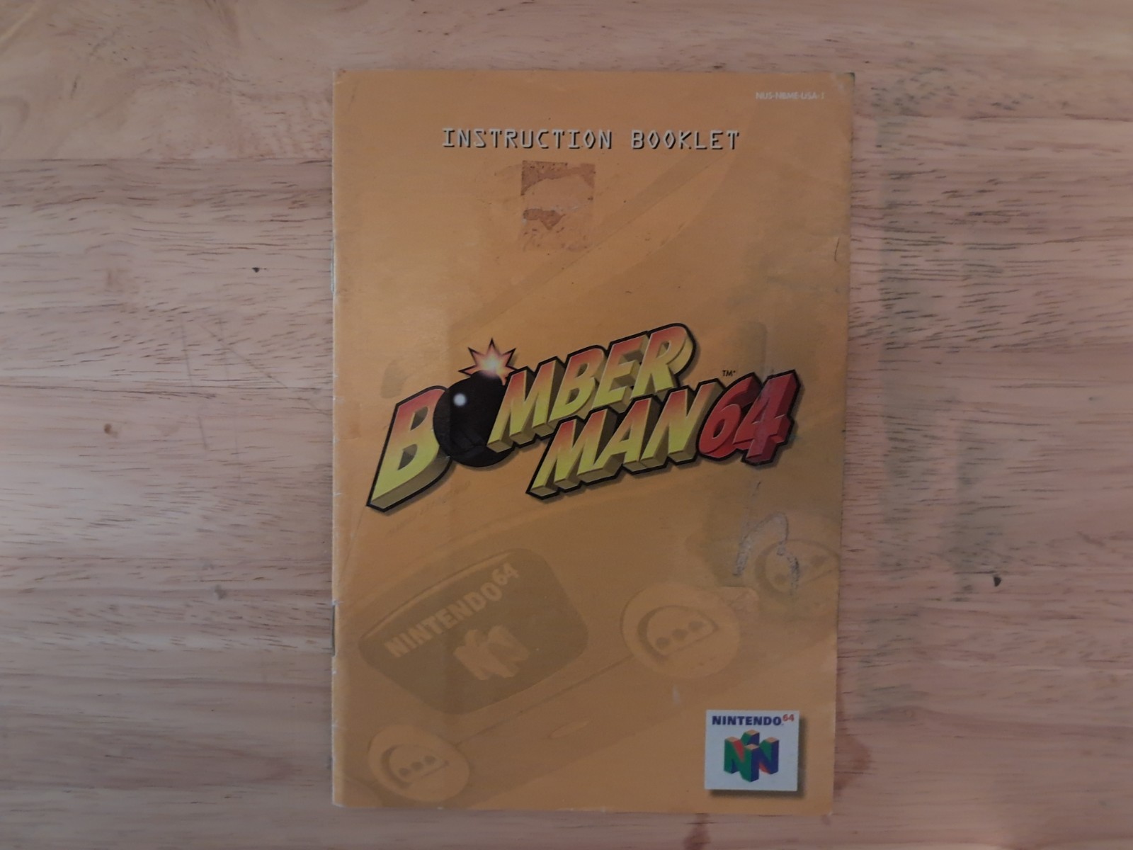 Bomberman 64 Instruction Manual Booklet Only