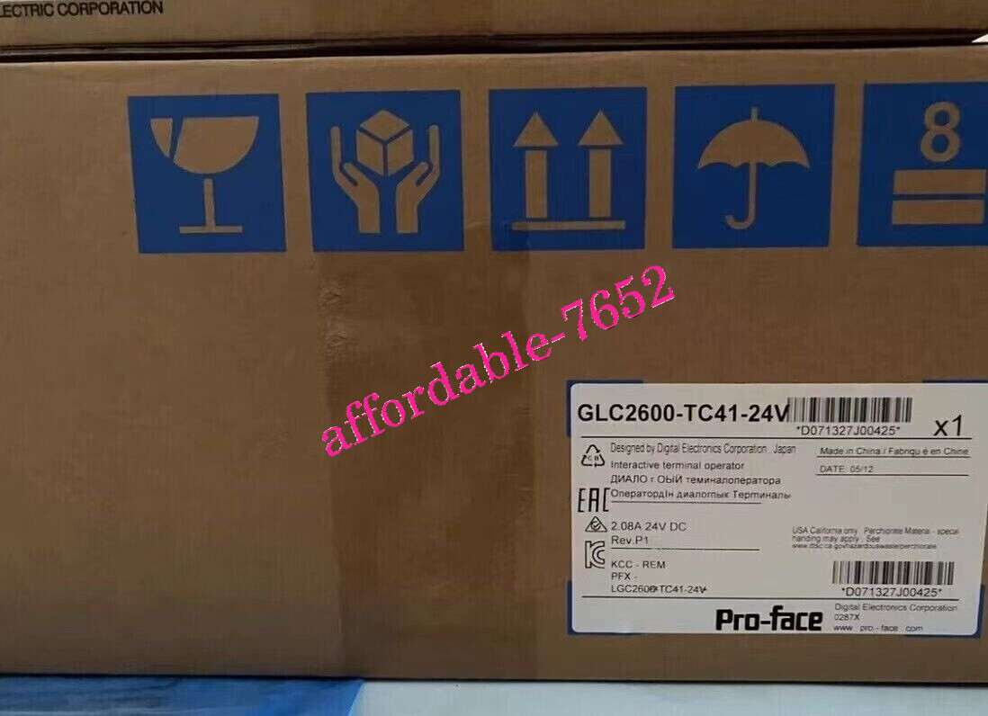 New in box Pro-face Proface GLC2600-TC41-24V touch screen DHL or FedEx