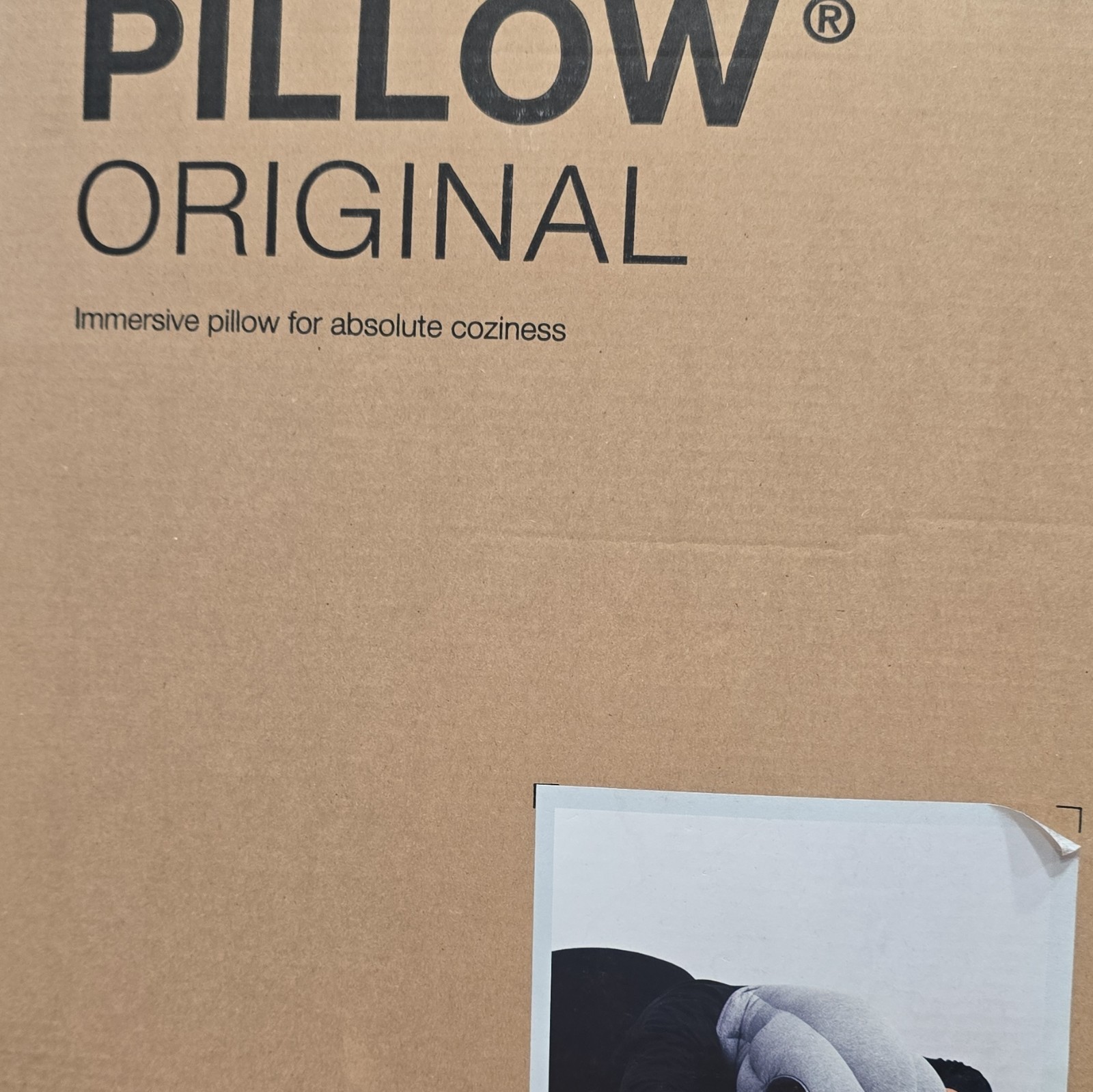 Ostrichpillow Original Immersive Pillow Gray Blue Blocks Light and Sound