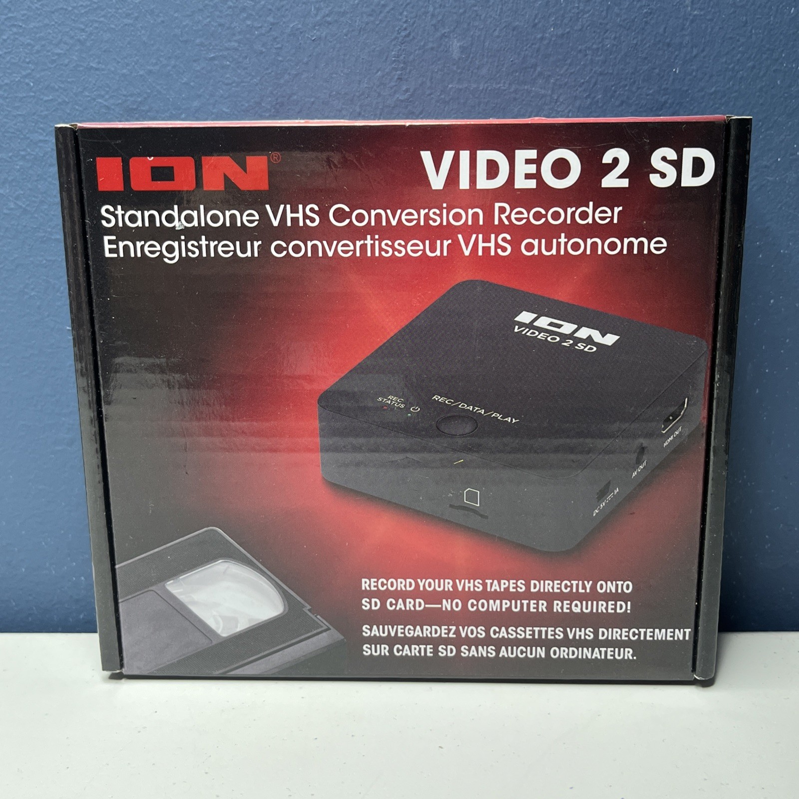 ION VIDEO 2 SD STANDALONE VHS CONVERSION RECORDER HDMI