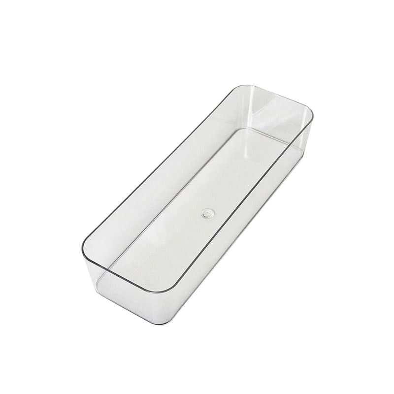 HengYuhating Clear Plastic Drawer Organizers Set, 4-Size Transparent