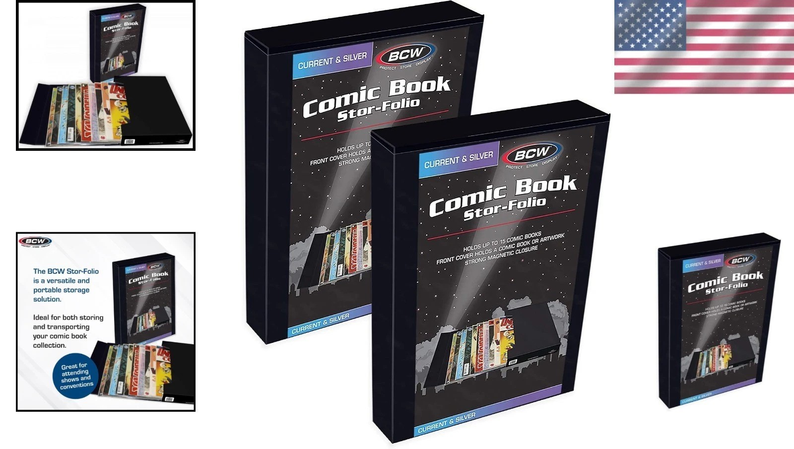 Comic Book Stor-Folio 2 Pack - Silver Age & Current Age