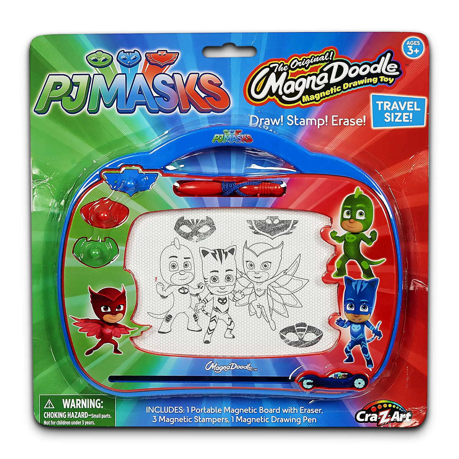 PJ MASKS Travel Magna Doodle-STEAM Learning Toys, Boys, Girls, Arts & Craft - 3+