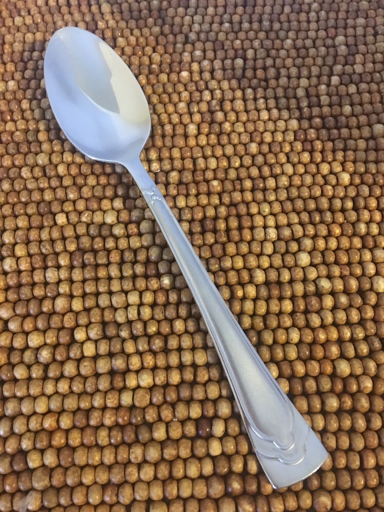 Cambridge DANA FROST Scalloped Outline Stainless PLACE OVAL SOUP SPOON 7 7/8"