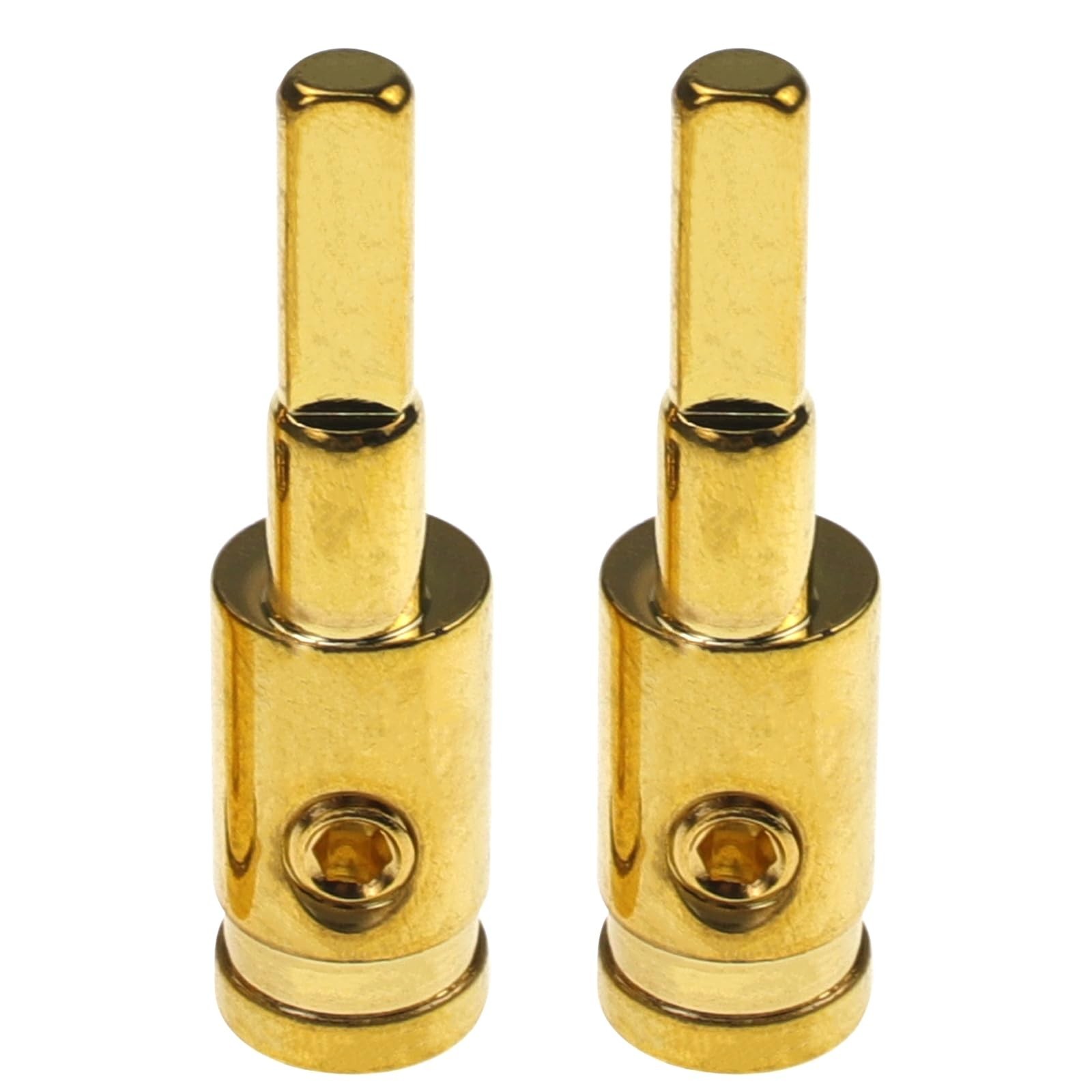 2 pcs 8GA to 10 GA Amp Input Reducer,Audio 8 Gauge to 10 Gauge Wire GA Reduce...
