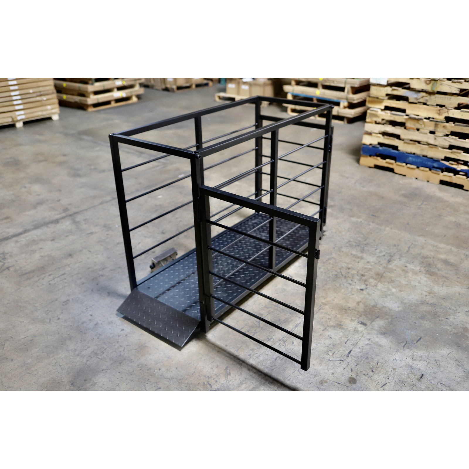 Industrial portable floor Scale with cage System for Small Animals up to 2000 lb