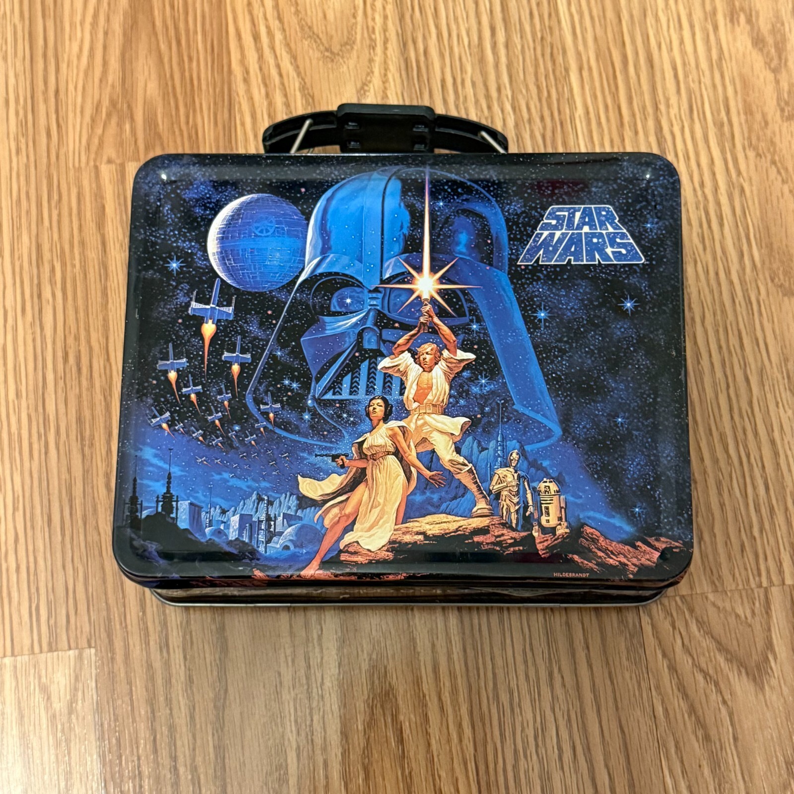 Star Wars A New Hope 2013 Tin Box Co. Steel Tin Metal Lunch Box VGC Lucasfilm