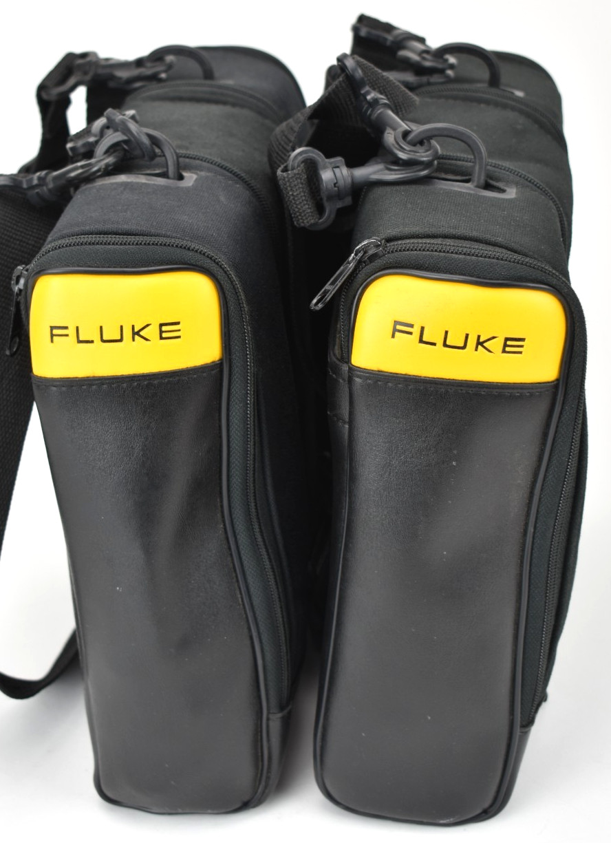 Fluke DSP-100 LAN CableMeter Kit w/ DSP-SR Smart Remote Cases Battery Cables