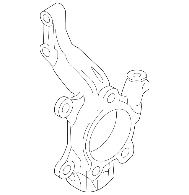 Genuine Nissan Steering Knuckle 40015-ED000