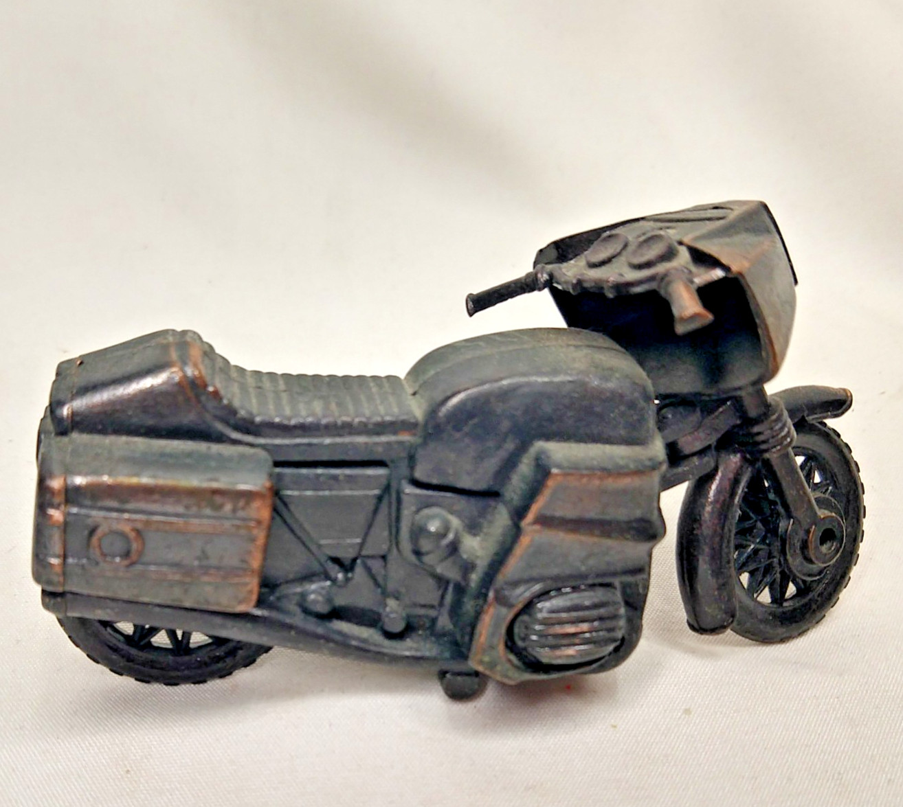Vintage Diecast Motorcycle Pencil Sharpener