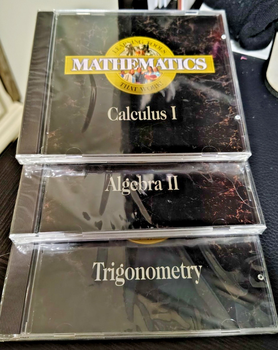 1PRoONE MATHEMATICS TRIGONOMETRY,CALCULUS 1 ALGEBRA ii CD NEW