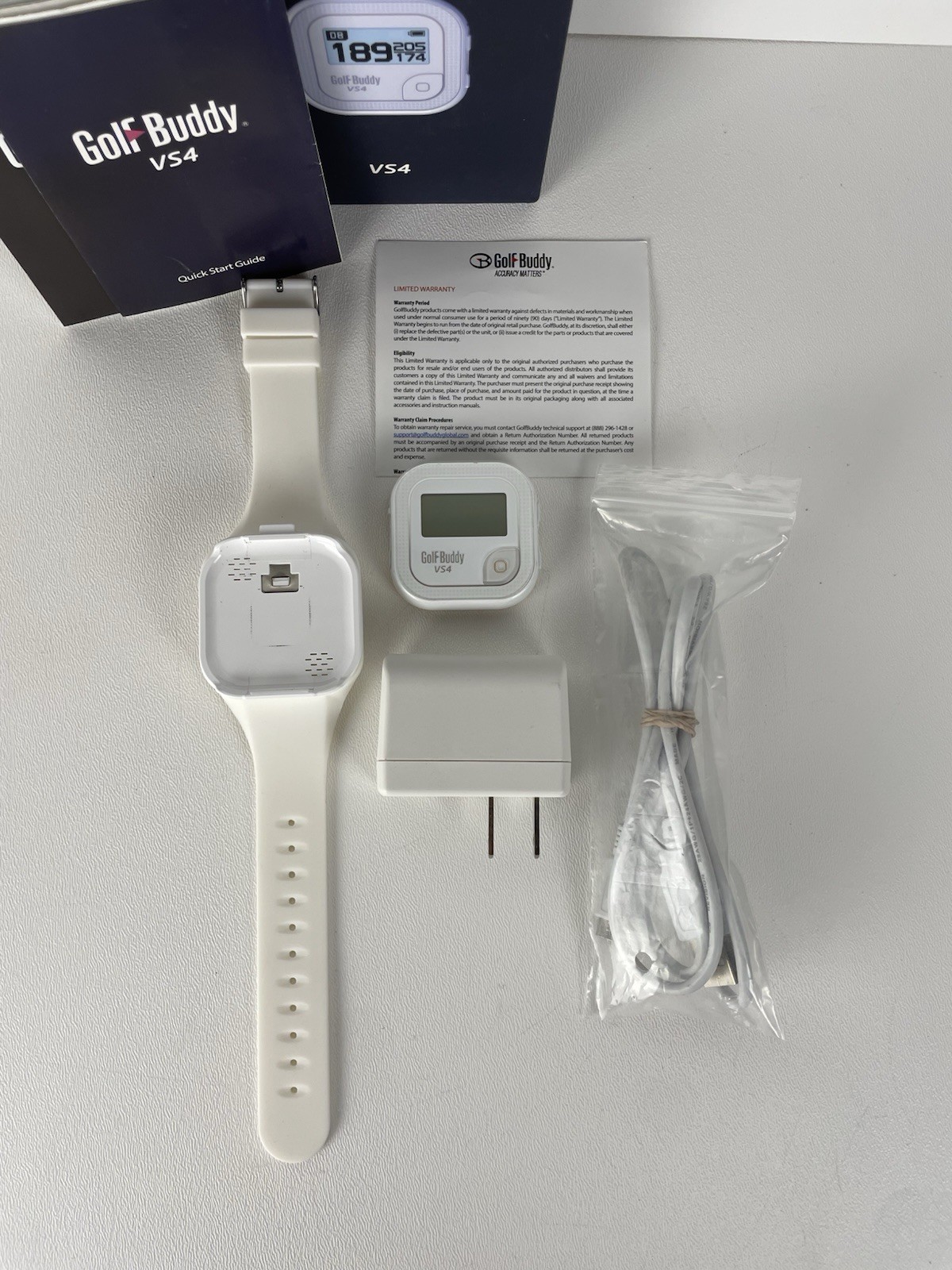 Golf Buddy VS4 GPS Rangefinder With Watch Strap