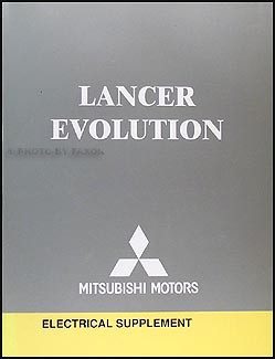 2004 Mitsubishi Lancer Evolution Wiring Diagram Manual Electrical Schematic Book