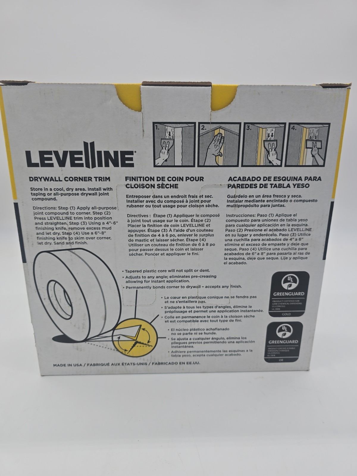Levelline Certainteed Drywall Corner Tape 2.75”x100’