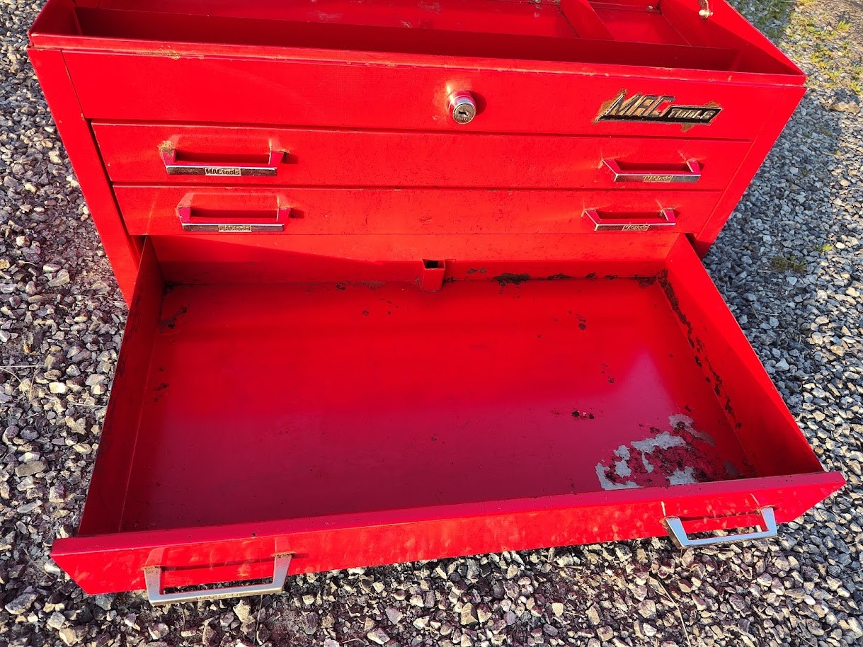 Rare Vintage MAC Tools top box - 3 drawer chest