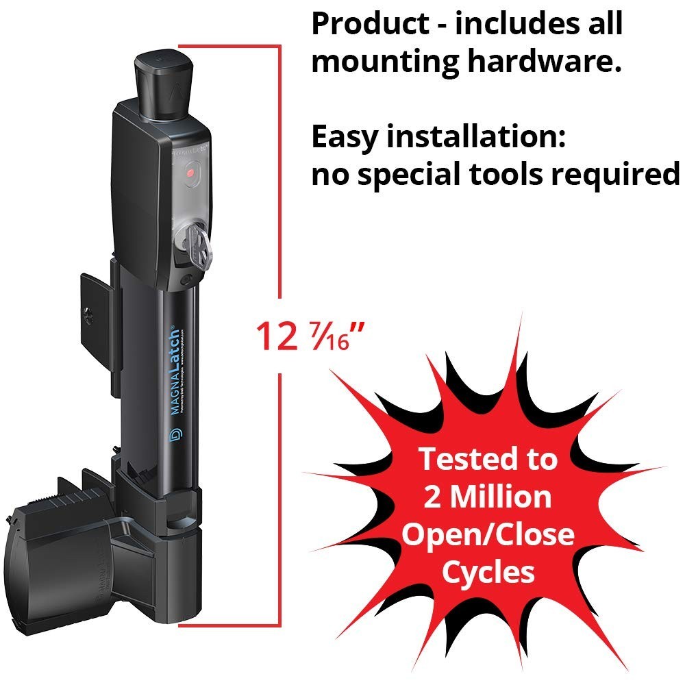 Professional-Grade Magnetic Gate Latch