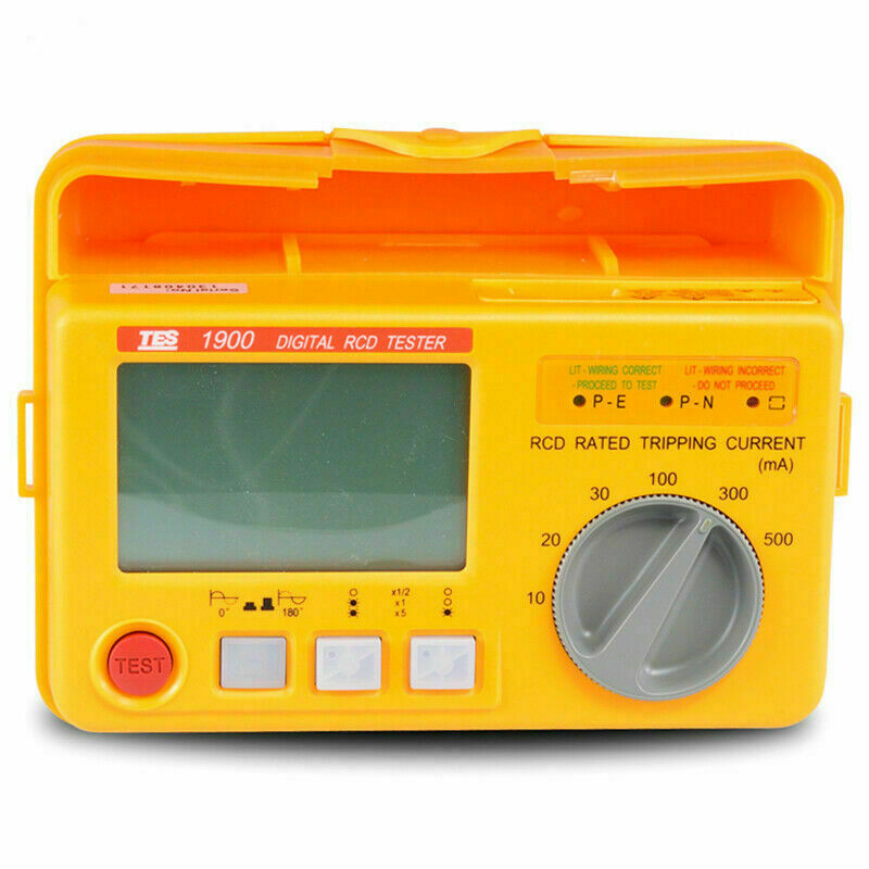 TES-1900 Digital RCD Tester Meter TES1900