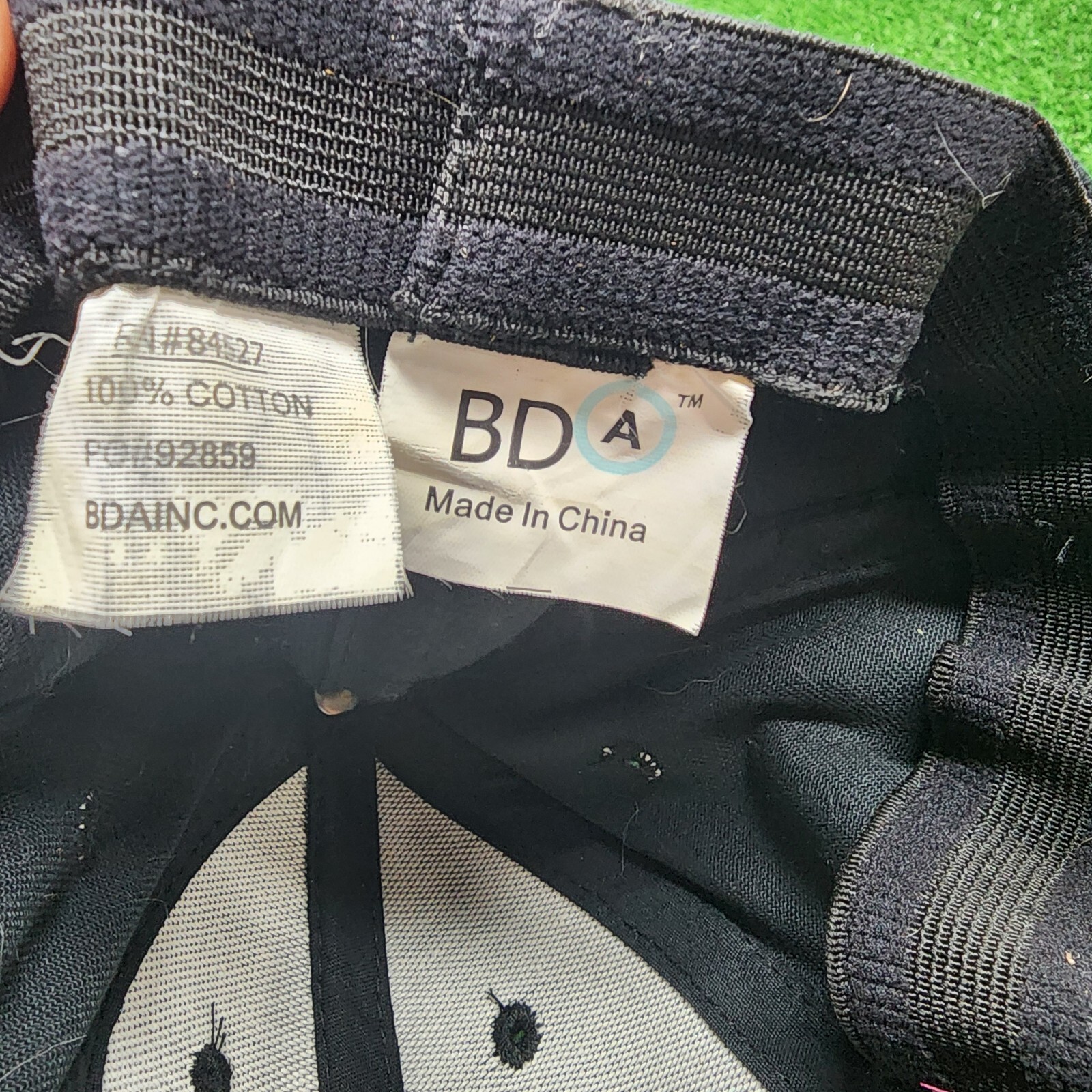 Cummins Black Fitted BDA Stretch Fit Hat Ball Cap