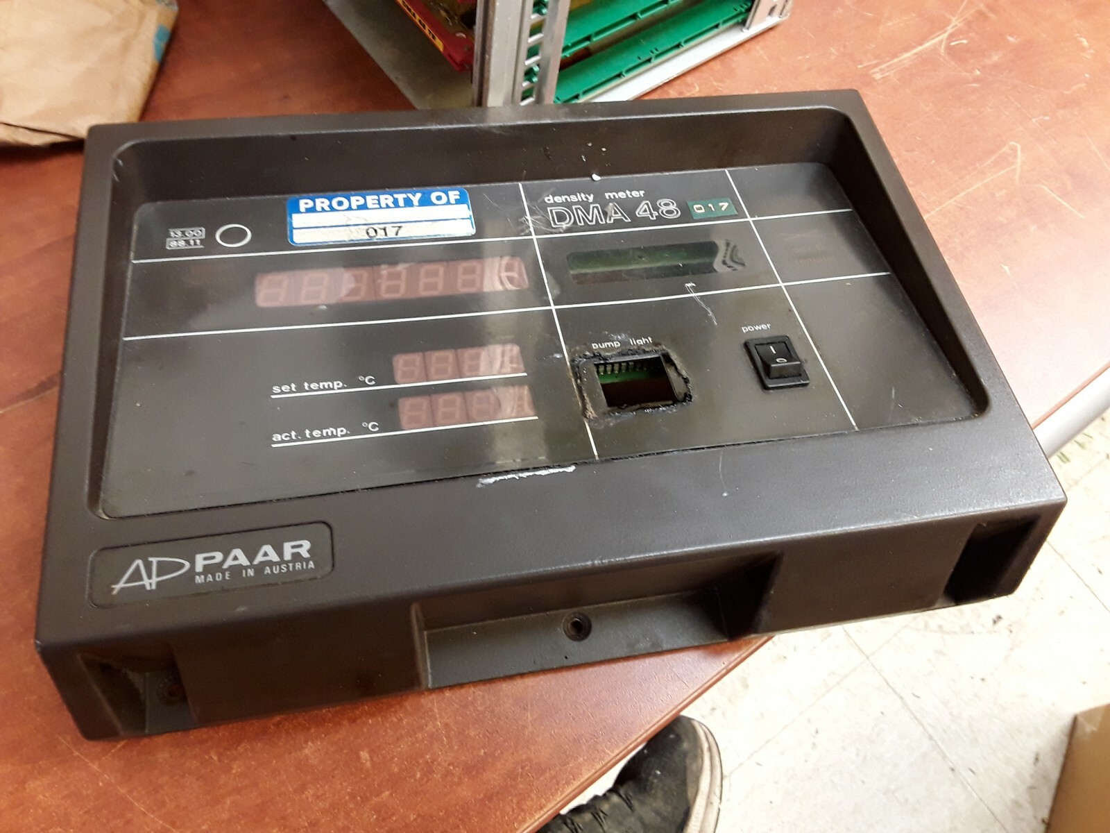 AP PAAR Density Meter DMA 48 Panel