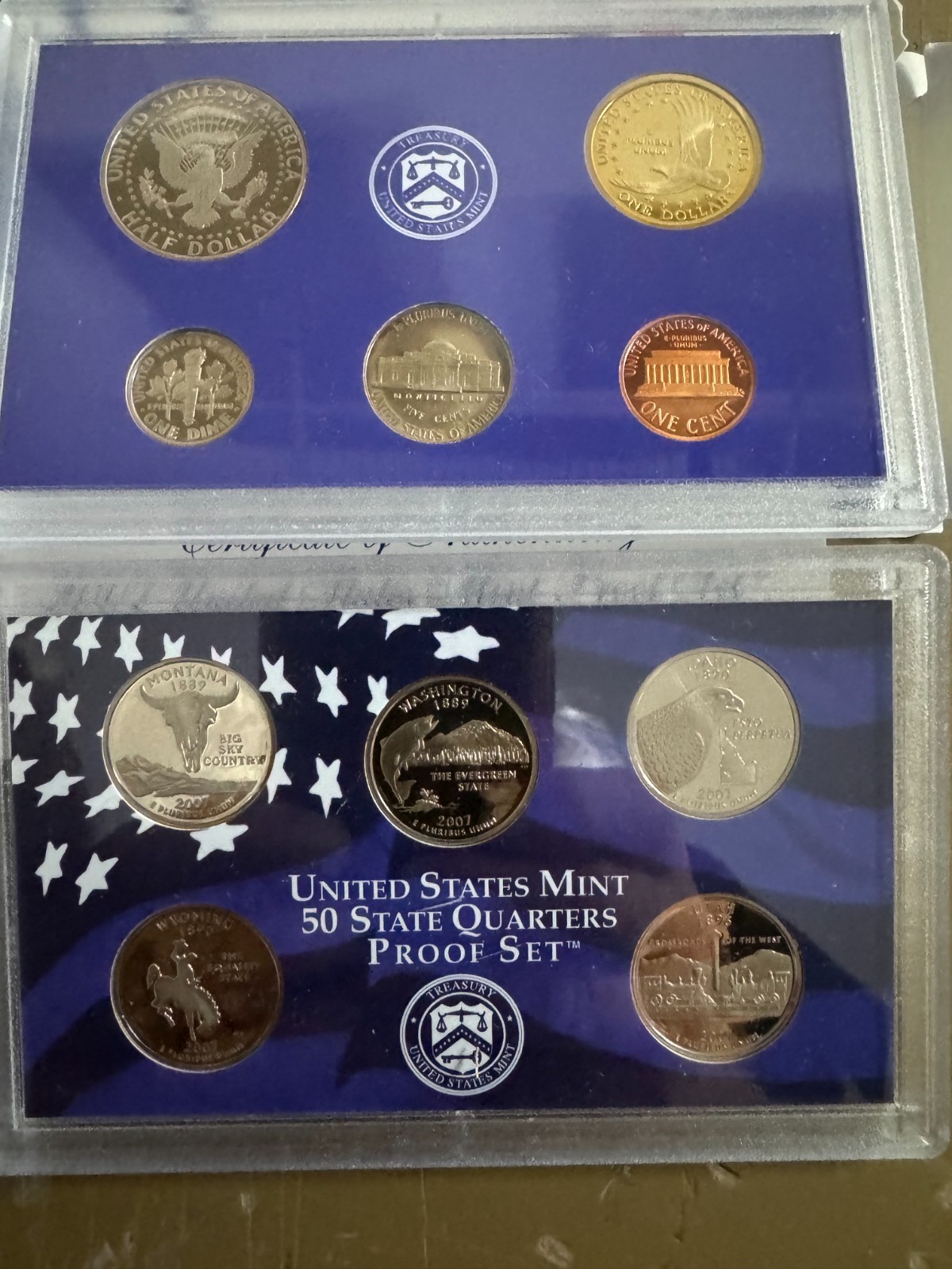2007 10 Coin Proof Set OGP W/COA