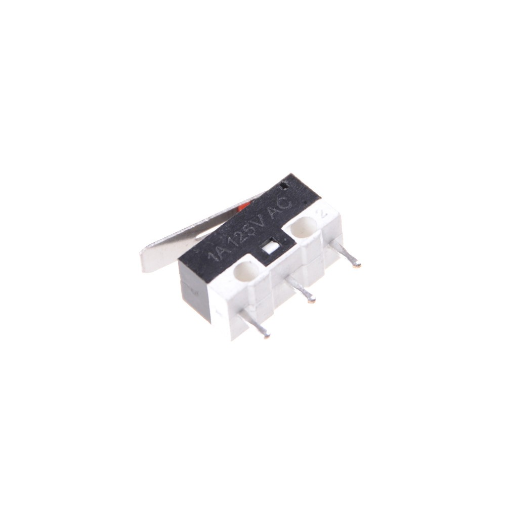 10Pcs Durable Plastic and Metal Micro Switch 3Pin Spdt for Electronic Use Multi