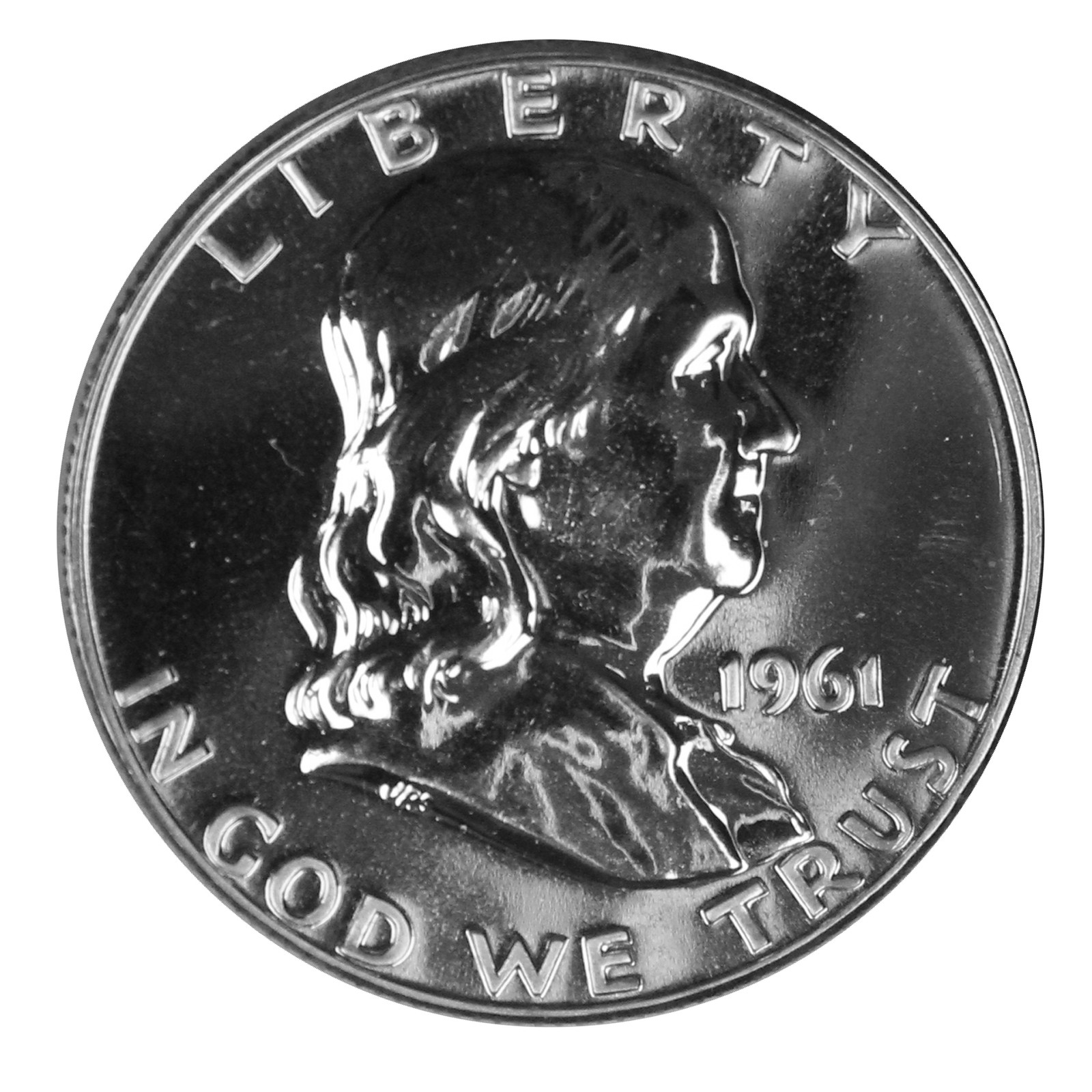 1961 Franklin half dollar Gem 90% Silver Proof