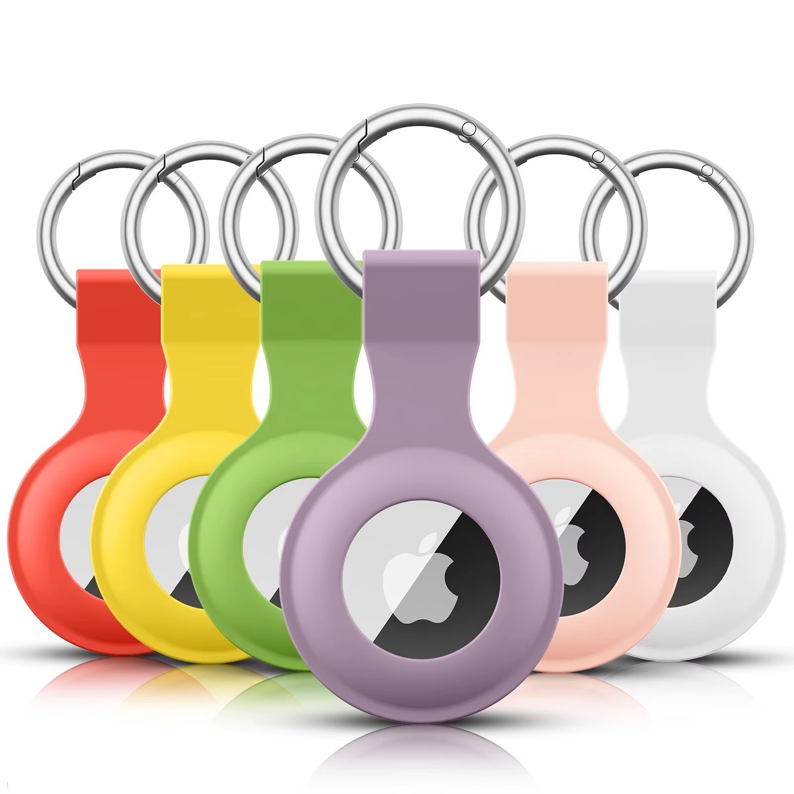 AirTag Case For Apple Air Tag Cover Tracker Silicon Car Key Ring KeyChain Holder