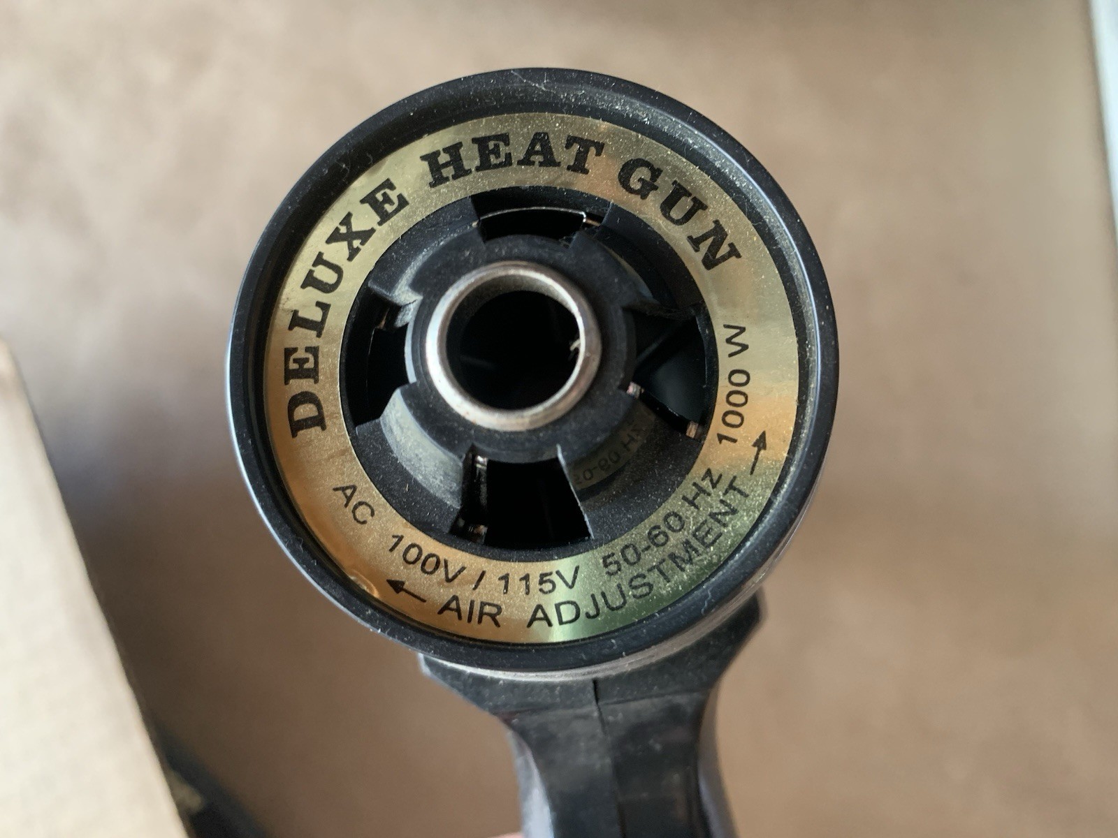heat gun used as is