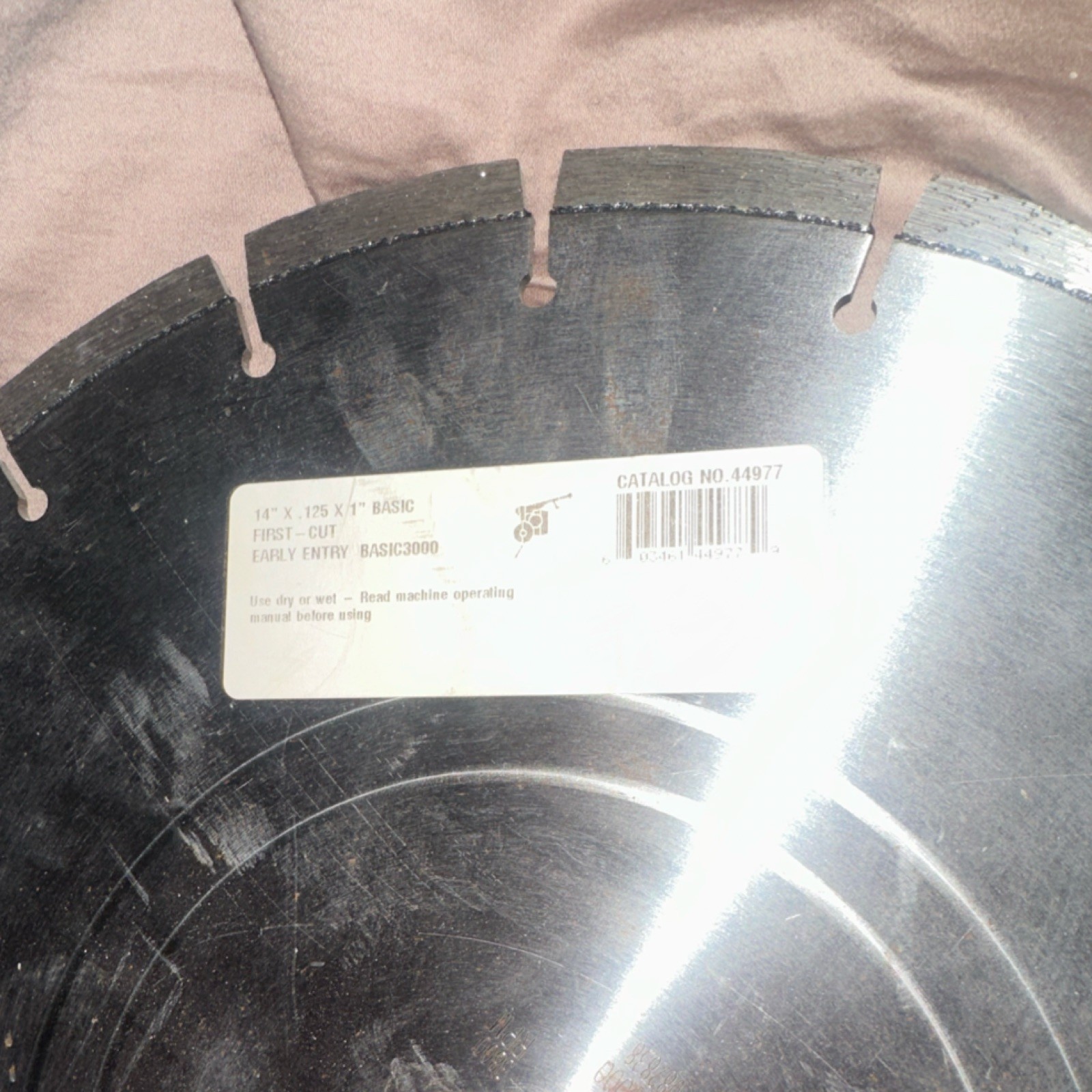 Diamond Products Basic 3000 Early Entry 14" Diamond Saw Blade for Green Concrete