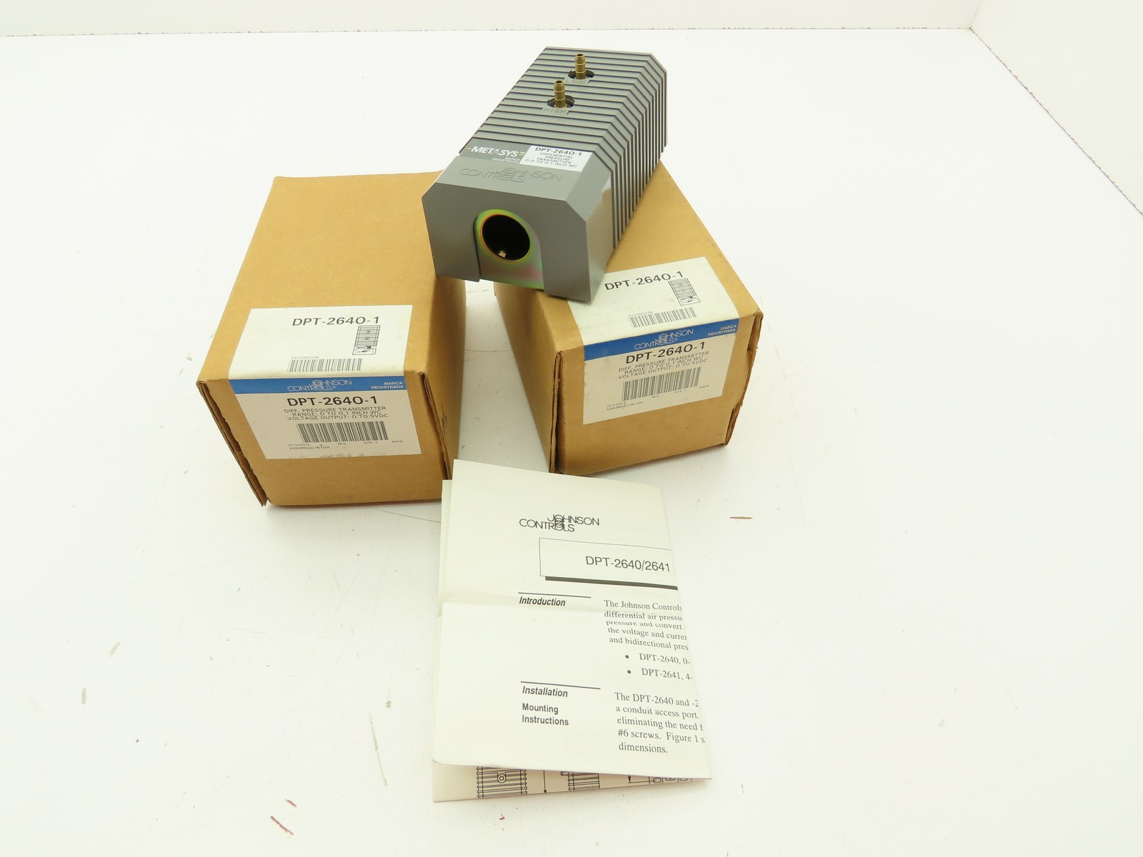 Johnson Controls DPT-2640-1 Diff. Pressure Transmitter Lot of 2