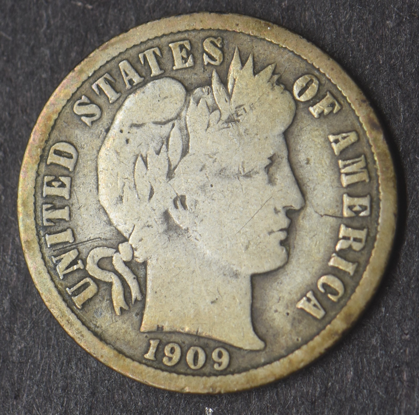 1909-P Barber Silver Dime 10C [COINGIANTS]