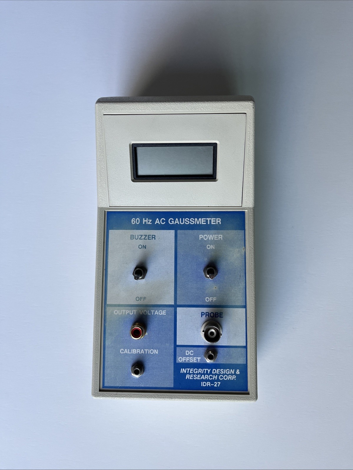 Integrity Design & Research Corporation IDR 27  60 Hz Gaussmeter