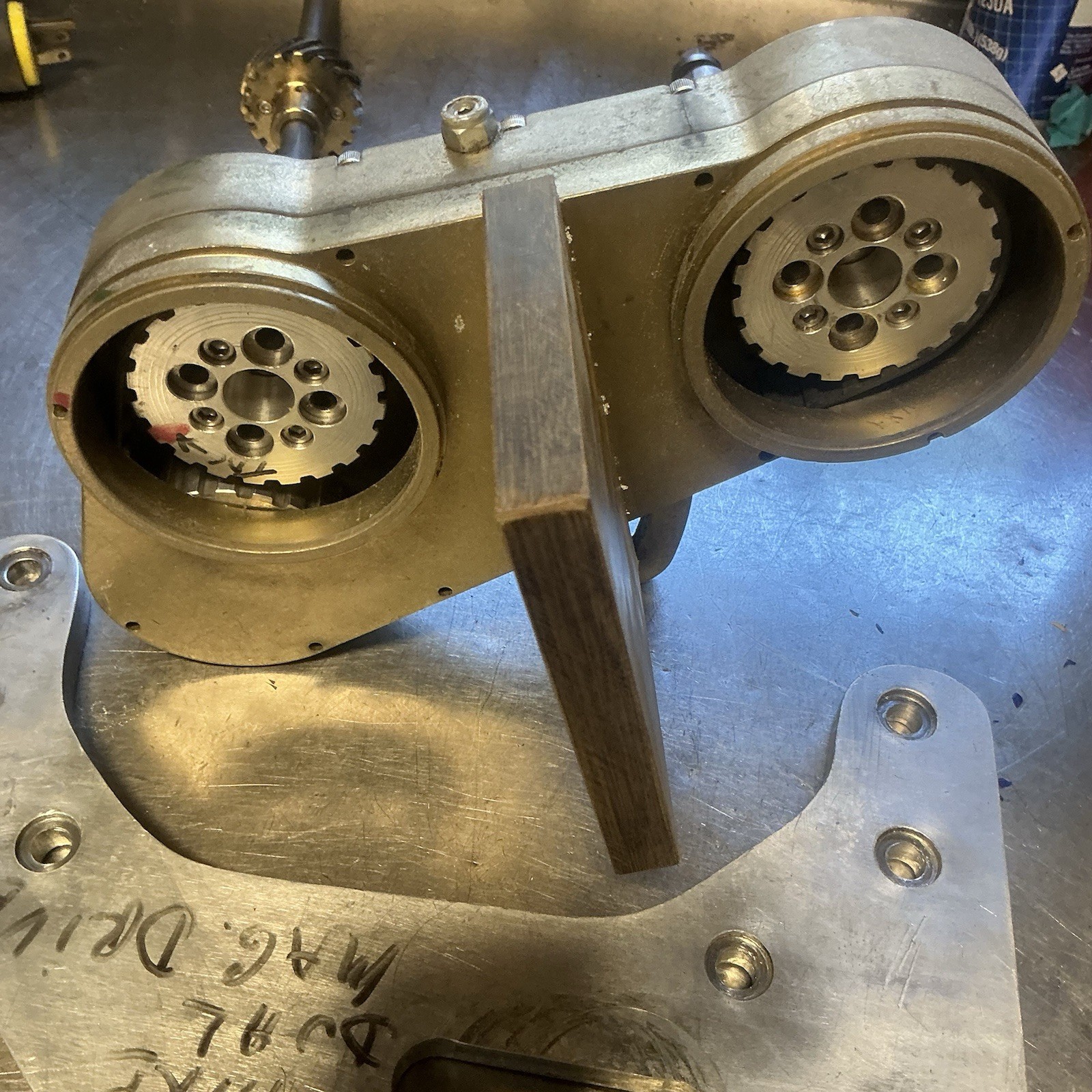 426 Hemi Engine Duel Offset Magneto Drive W Brackets