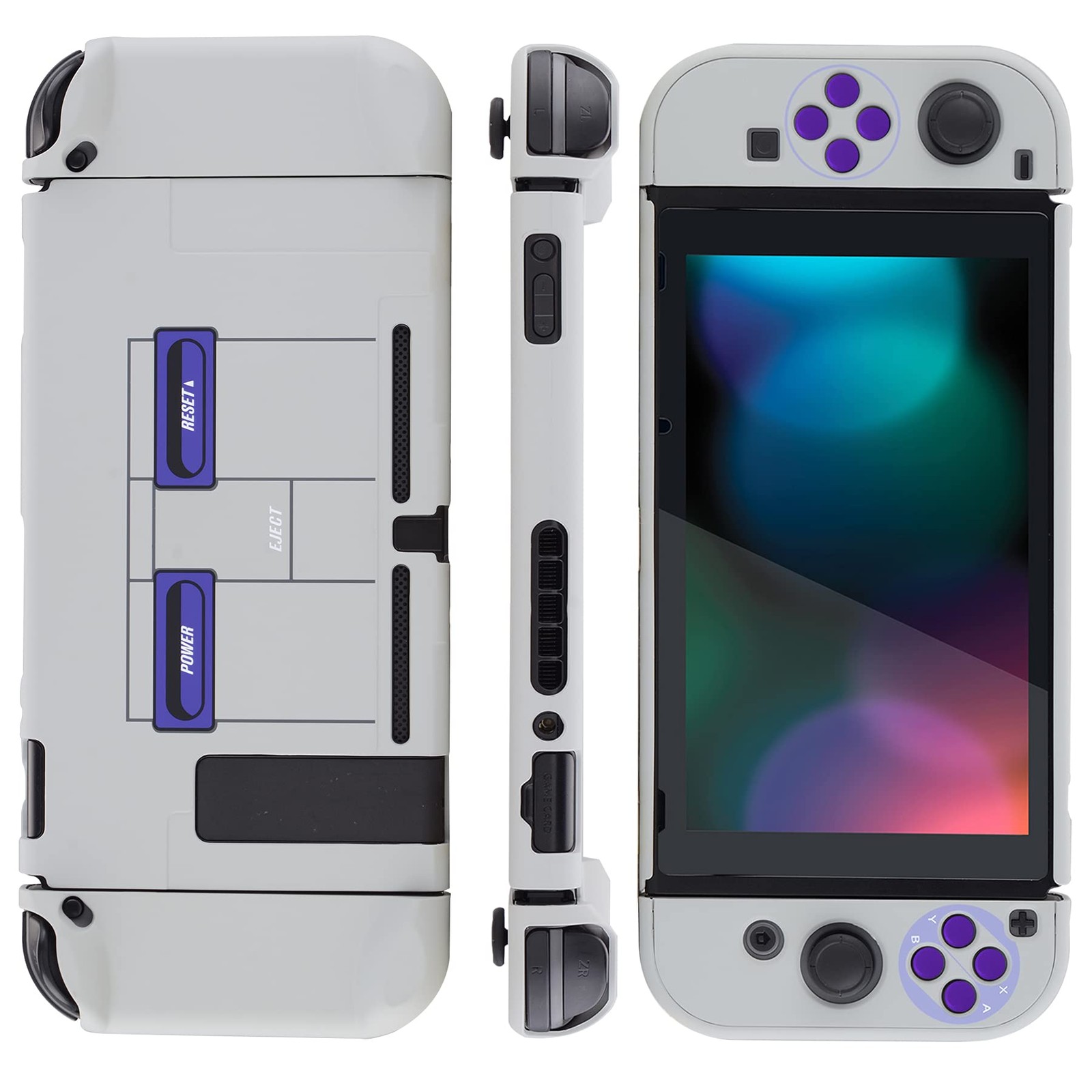 PlayVital Switch Console Protective Case Classic SNESstyle