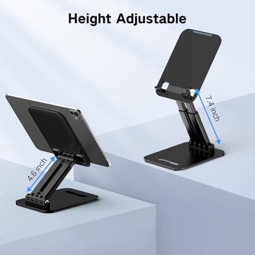 Tablet Stand for iPad Holder, Adjustable Tablet Holder for Desk | Foldable