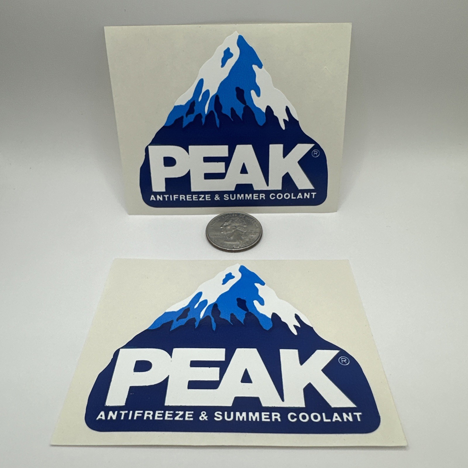 LOT OF 2 Vintage 90s Team Peak Antifreeze Decal Sticker Supercross Motocross