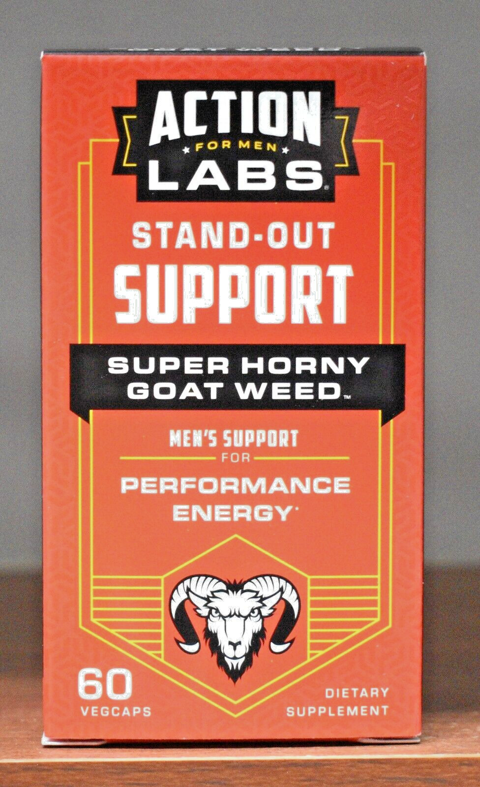 Action Labs Super Horny Goat Weed Stand-Out Support 60 Capsules Men's Support