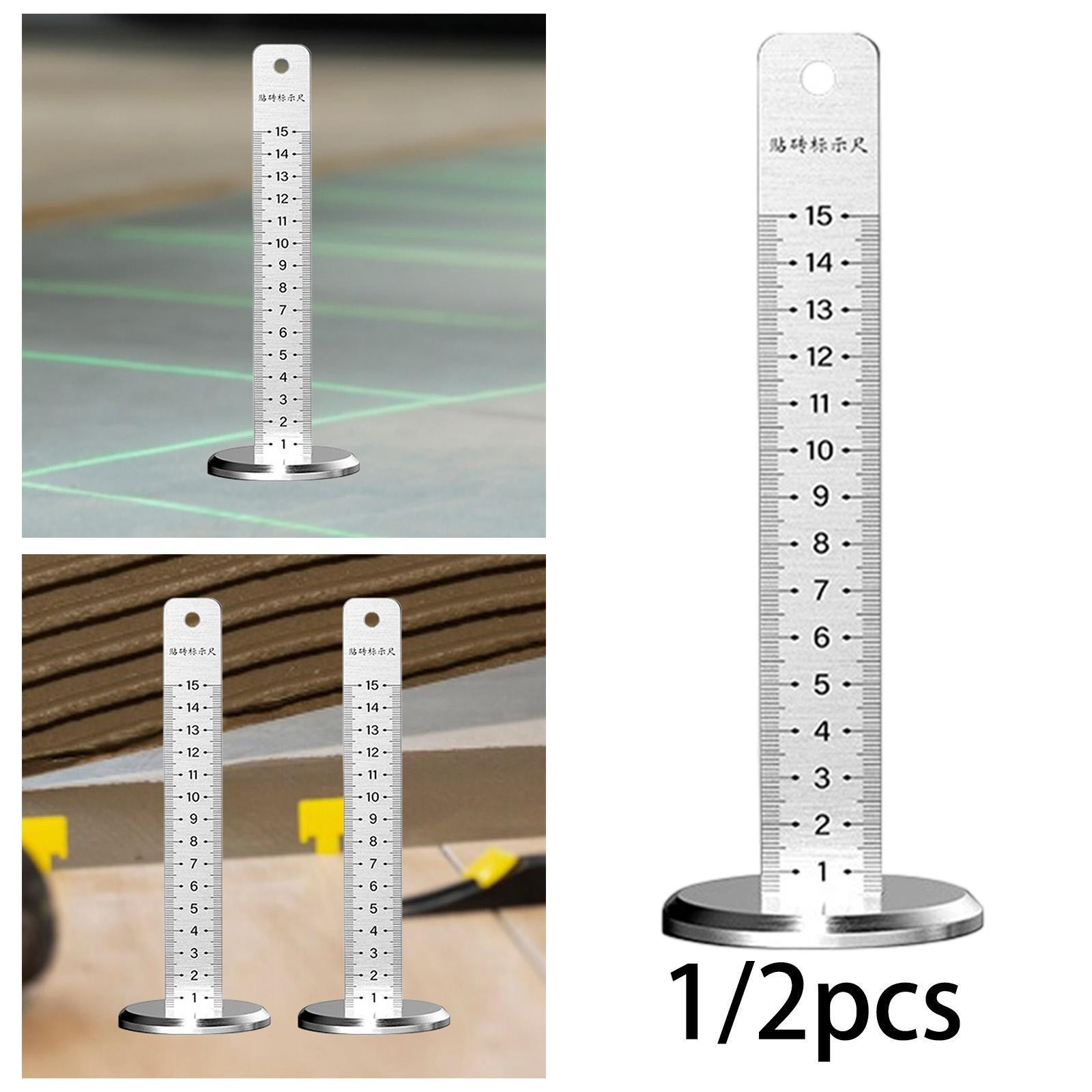 Floor Tile Height Ruler Ceiling Leveling Special Ruler Portable Vertical Level