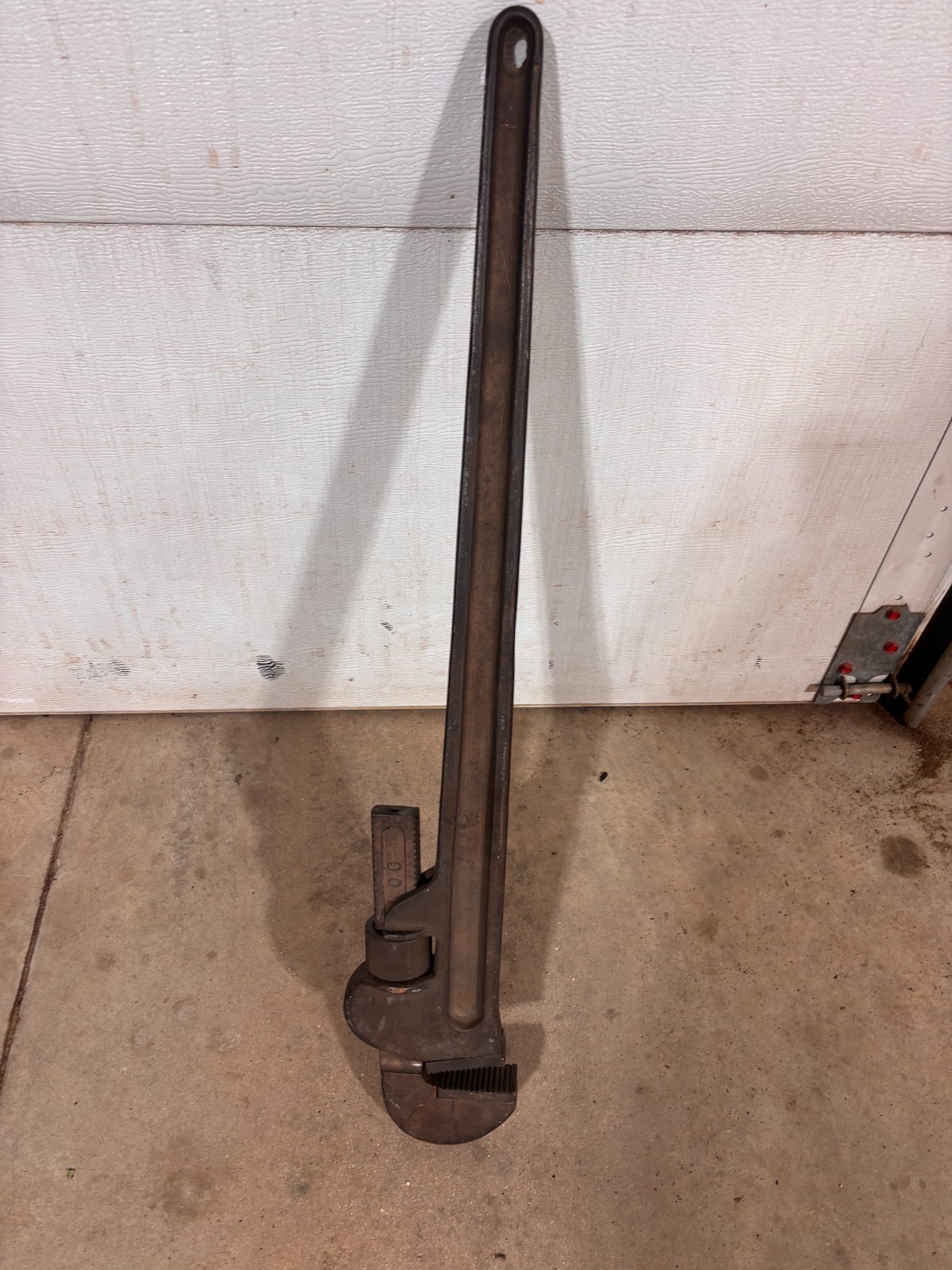 Vintage BERYLCO 36” Pipe Wrench Non-Sparking Bronze/Beryllium-brass Tool