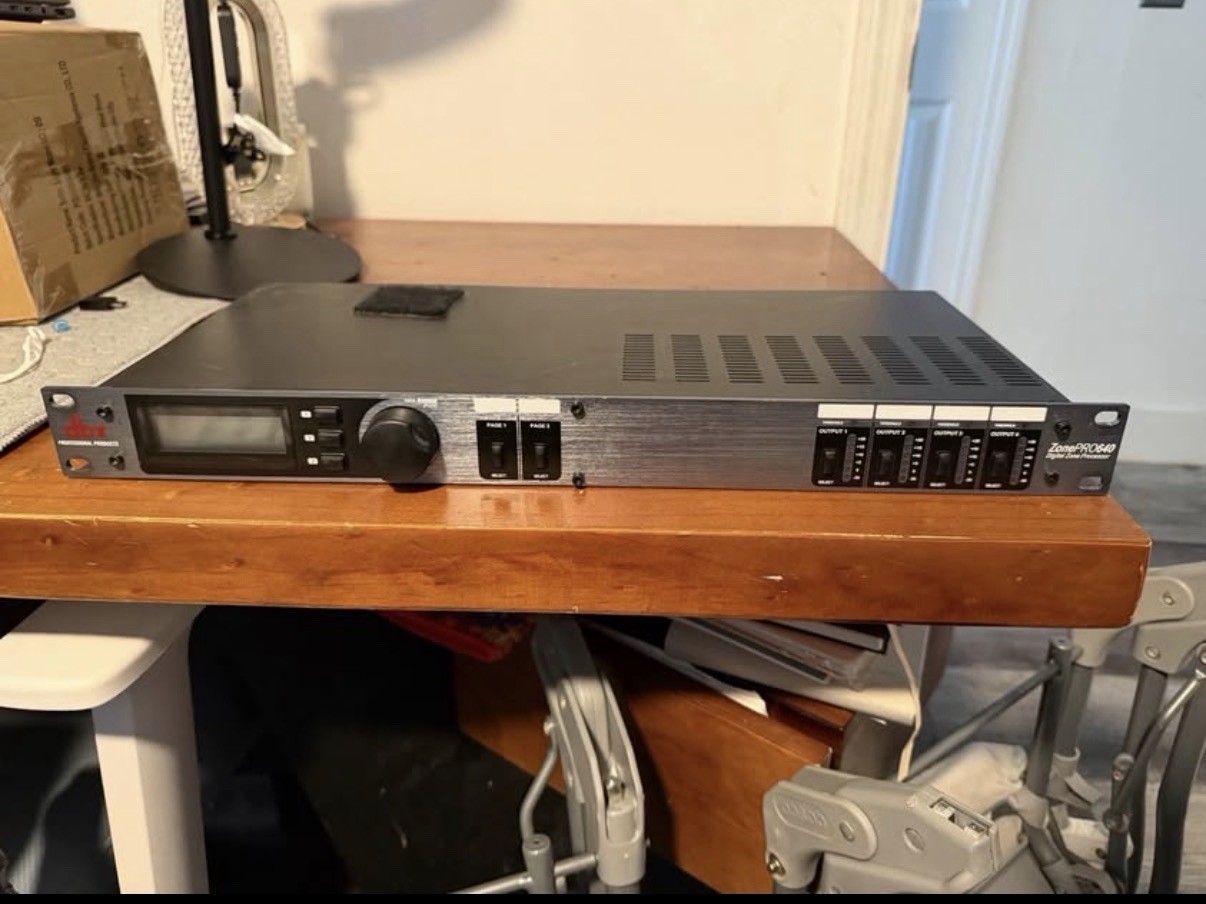 DBX ZonePro 640 Commercial/Restaurant 6 In / 4 Out Matrix Digital Zone Processor