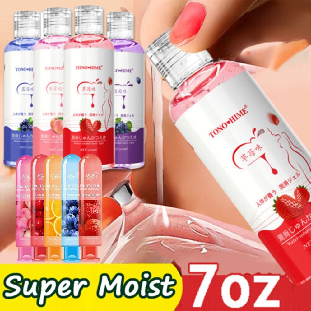 Edible Fruit Flavor Adult Lubricant Gel Lube Edible Oral Sex Sexual Massage Oil