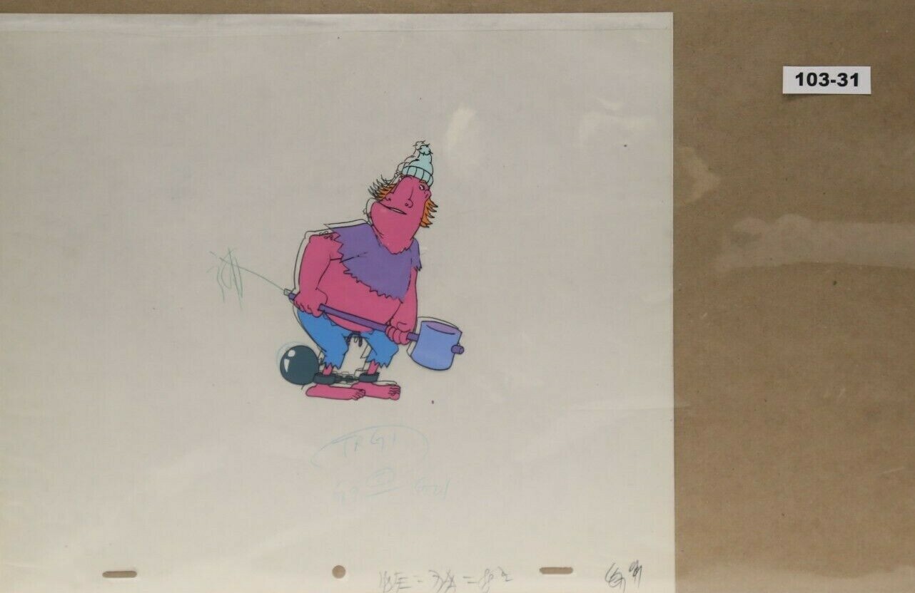 Back To The Future Original Production Cel And Drawing 103-31 - Used Condition